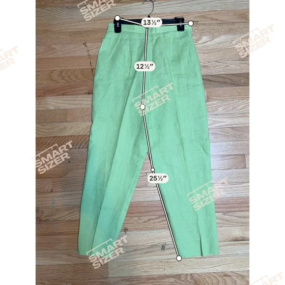 Vtg Talbots Irish Linen Pants Womens Size 8 Petite Old Money Coastal Grandmother - Picture 7 of 7